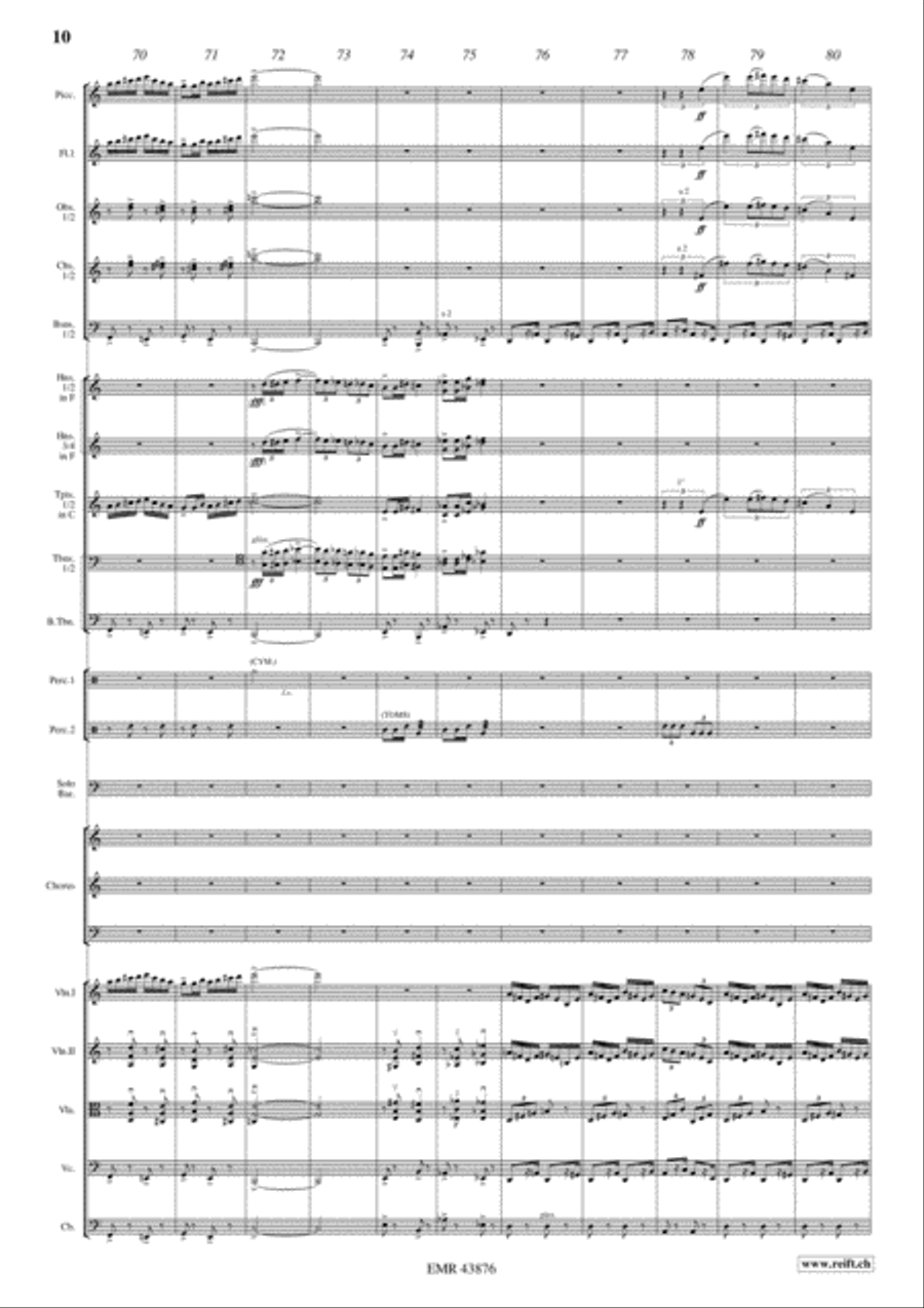 The Rime Of The Ancient Mariner Orchestra scores gallery preview page 10