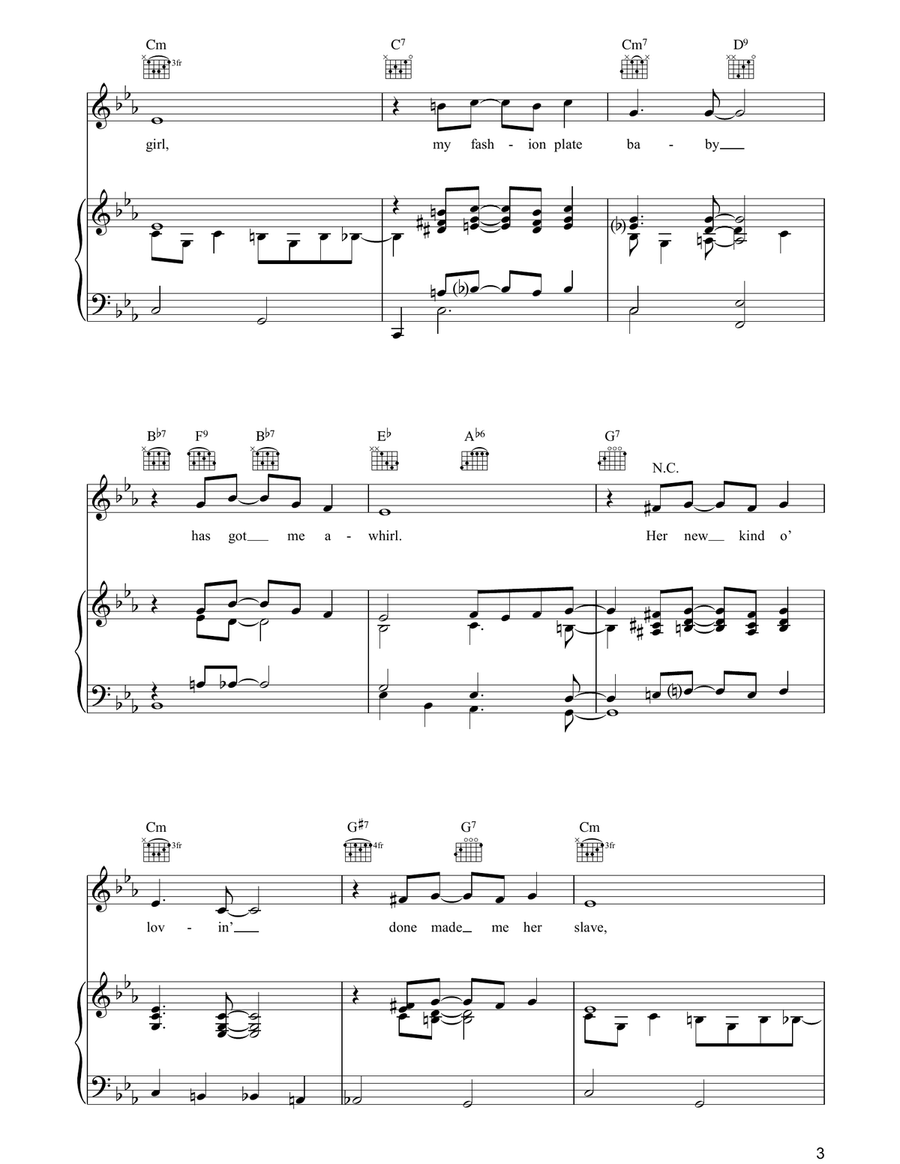 I've Found A New Baby I've Found A New Baby Piano, Vocal, Guitar scores gallery preview page 3