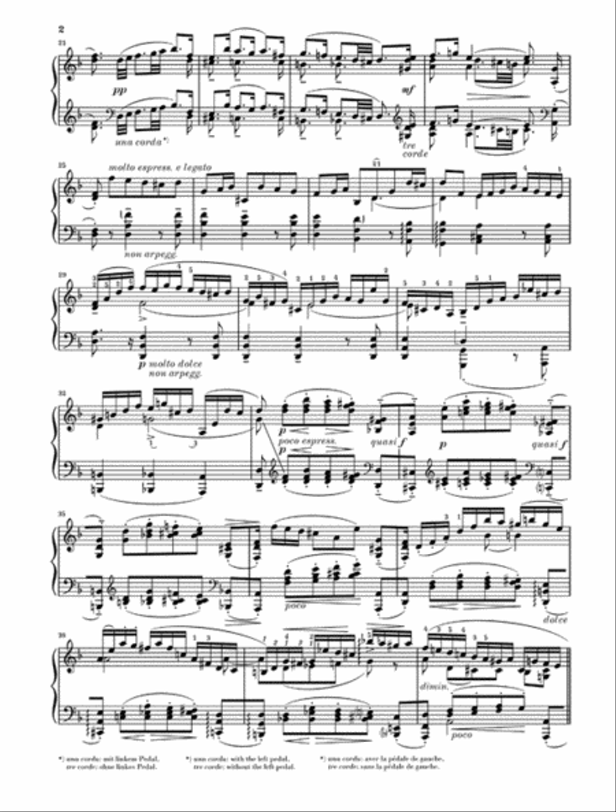 Chaconne from Partita No. 2 in D Minor Piano Solo scores gallery preview page 3