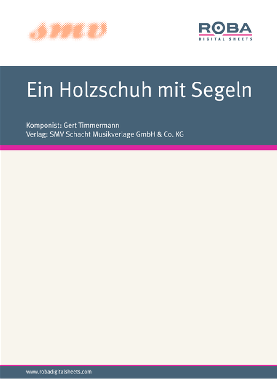 Ein Holzschuh mit Segeln Piano, Vocal scores gallery preview page 1