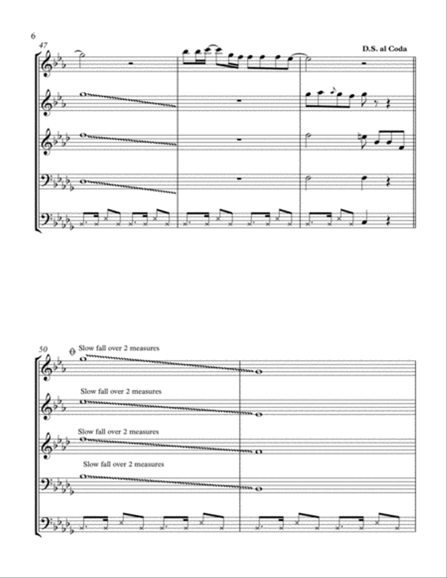 Everybody (backstreet's Back) Brass Ensemble scores gallery preview page 6