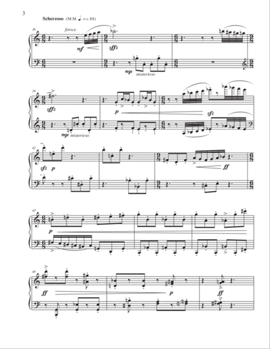Petite Sonatine for Solo Piano (2015) Piano Solo scores gallery preview page 5