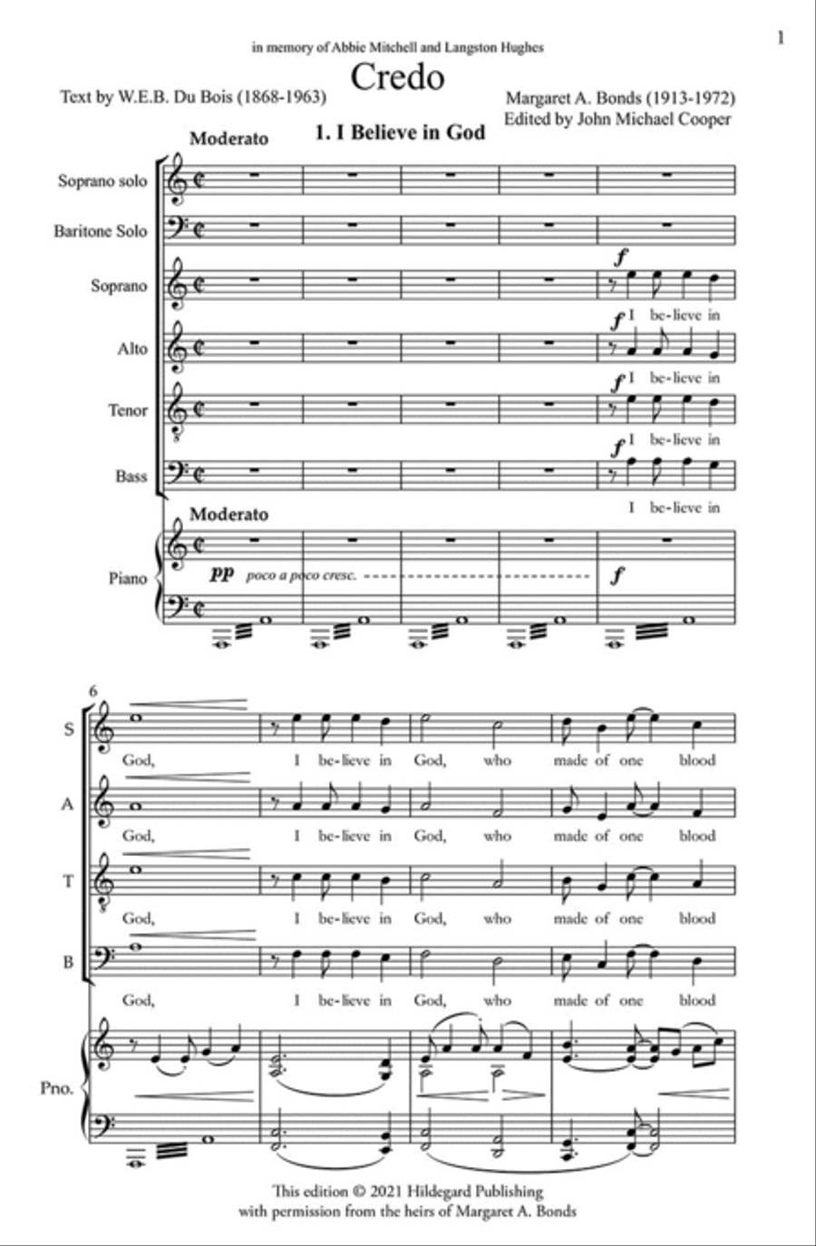 Credo 4-Part scores gallery preview page 2