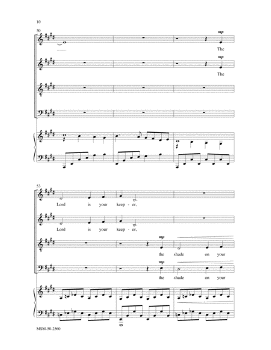 I Lift My Eyes I Lift My Eyes 4-Part scores gallery preview page 6