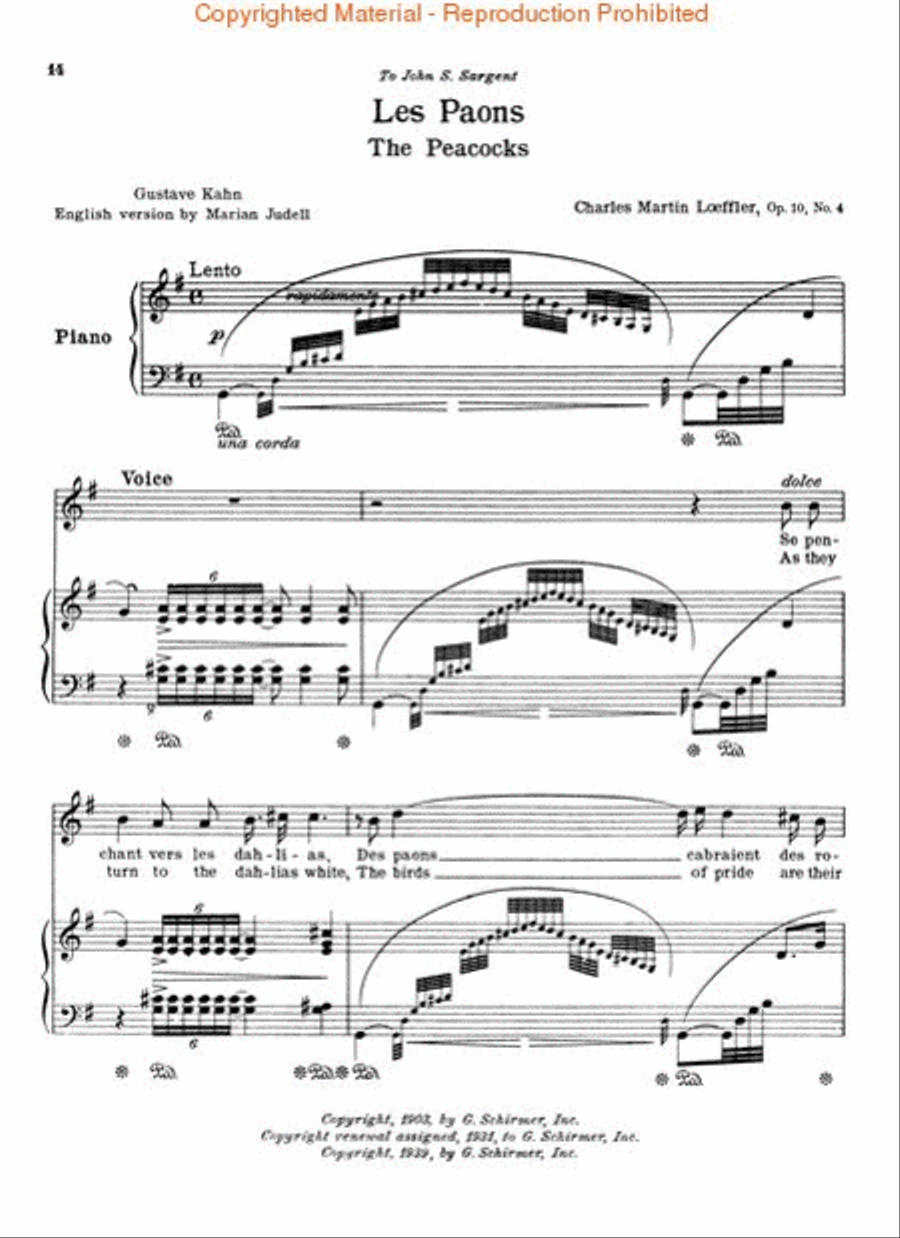 50 Art Songs from the Modern Repertoire Voice Solo scores gallery preview page 3