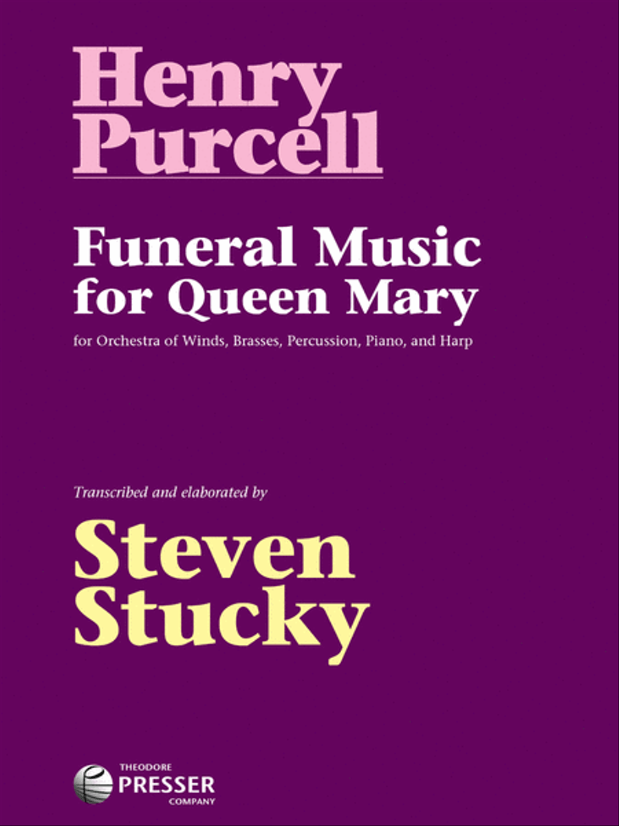 Funeral Music For Queen Mary Concert Band scores gallery preview page 1