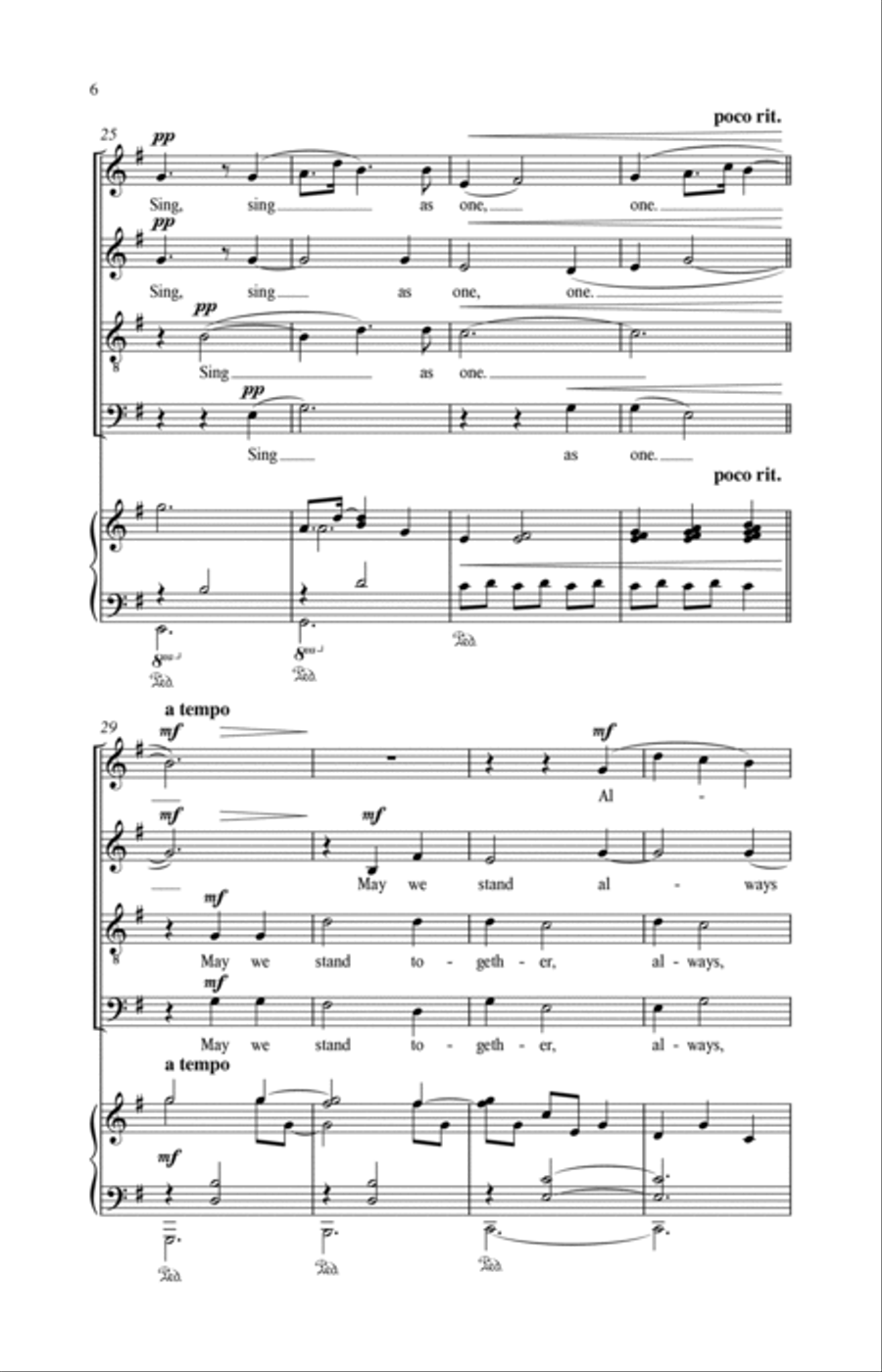 Sing Gently Sing Gently 4-Part scores gallery preview page 4