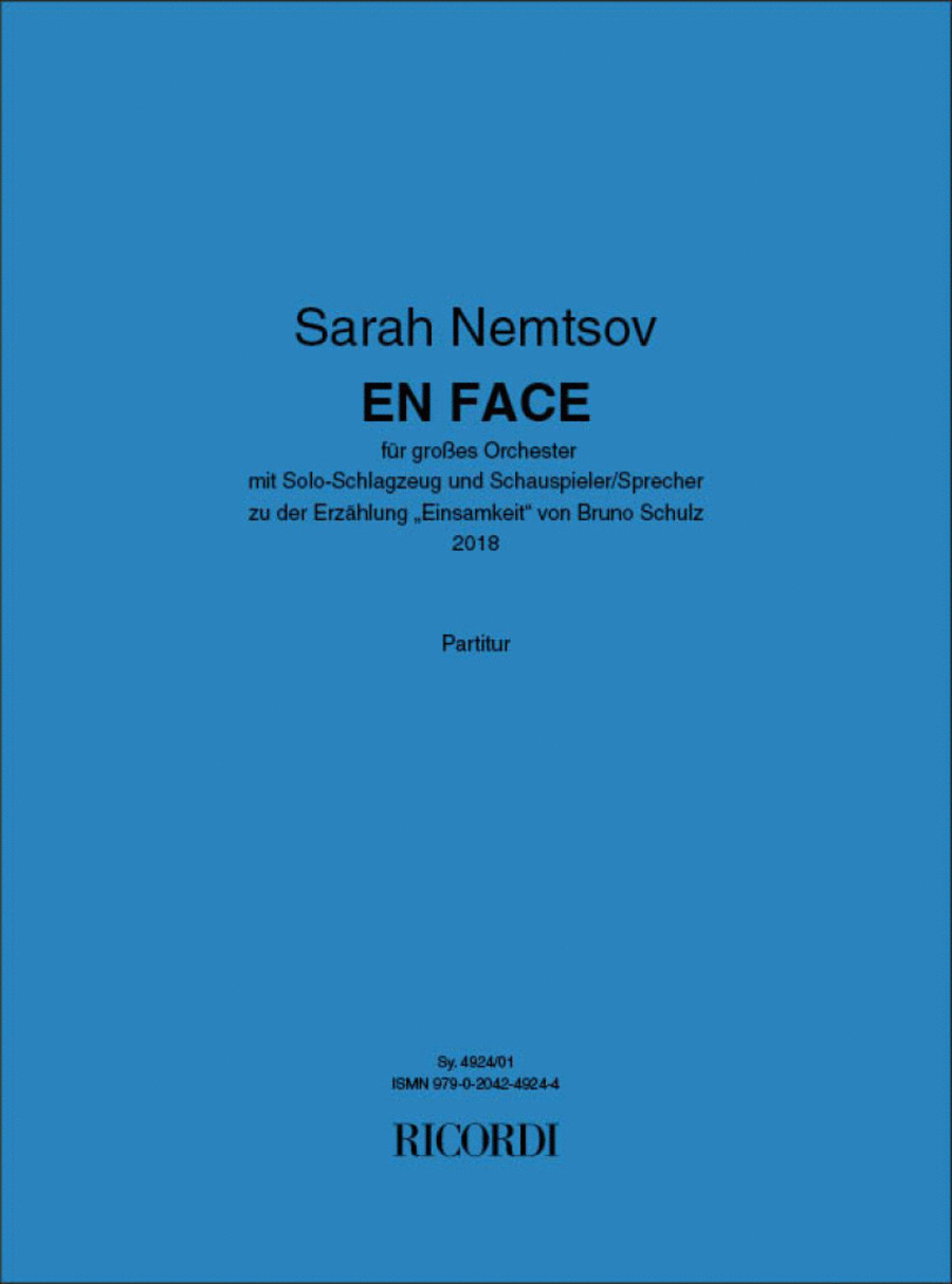 En Face En Face Orchestra scores gallery preview page 1