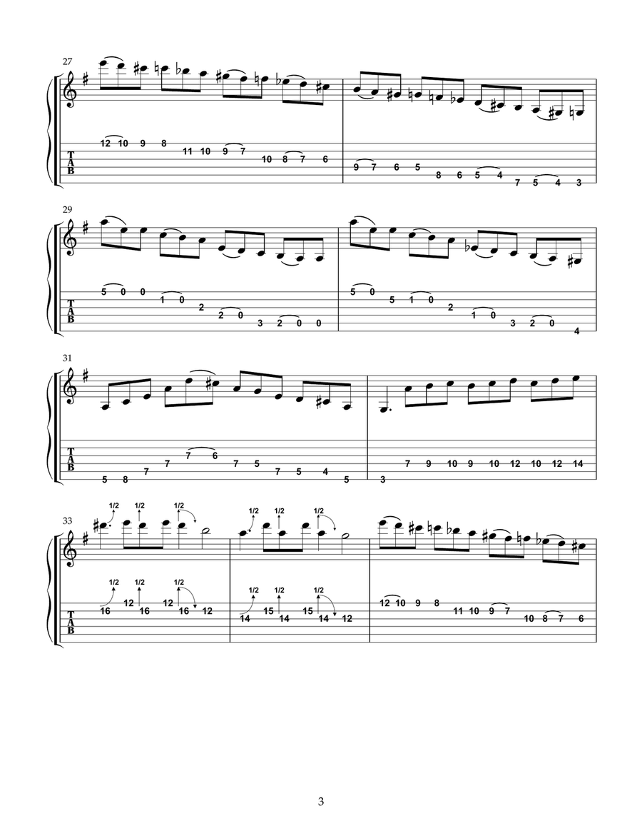 All Creation SIng All Creation SIng Guitar Tablature scores gallery preview page 3