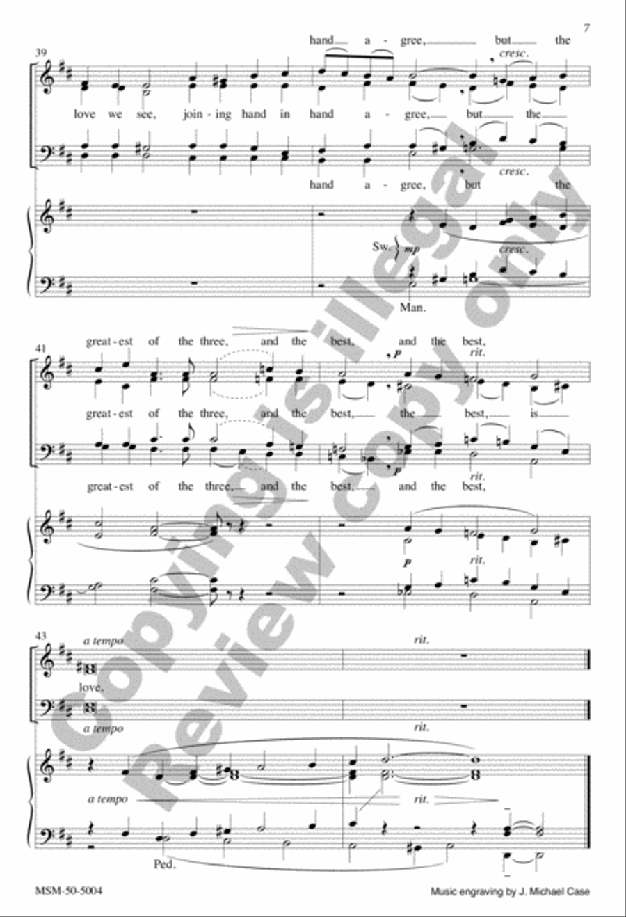 Love 4-Part scores gallery preview page 7