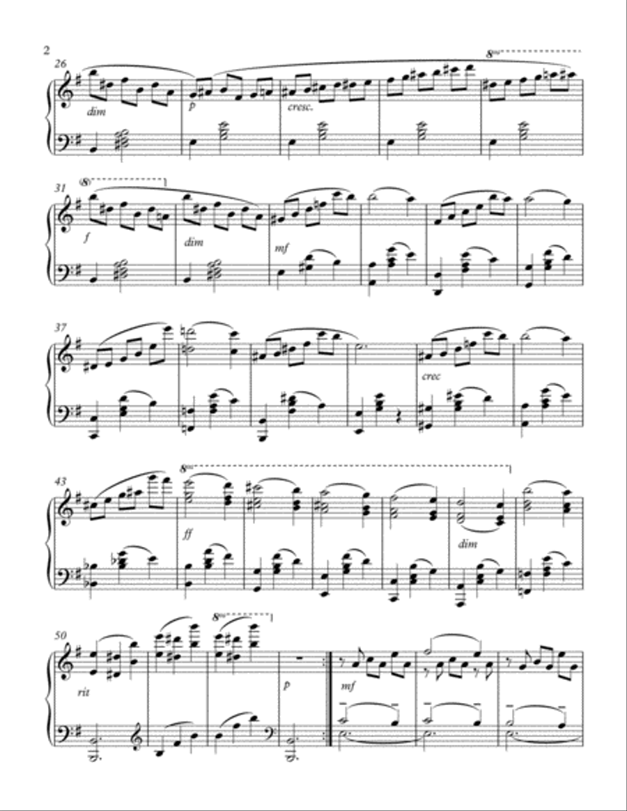 The Stolen Years The Stolen Years Piano Solo scores gallery preview page 2