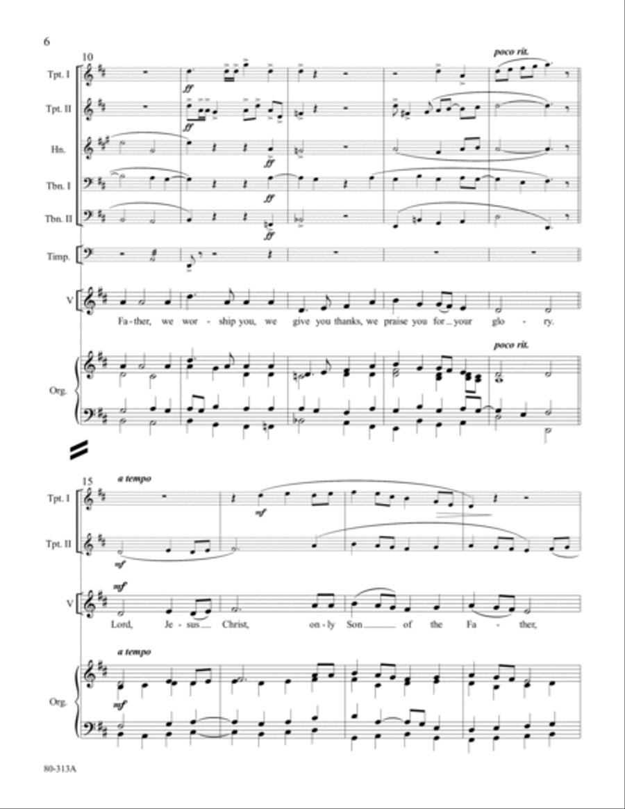 The Cranbrook Mass Choir scores gallery preview page 6