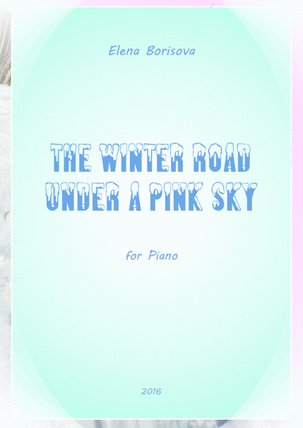 The Winter Road under a Pink Sky image number null