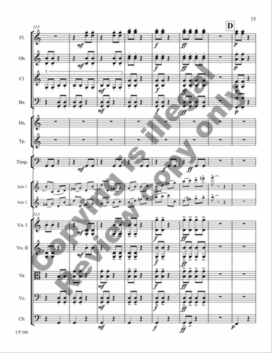Little Suite Full Orchestra scores gallery preview page 95