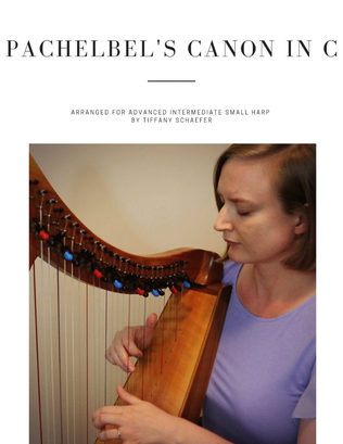 Book cover for Pachelbel's Canon in C for Small Harp