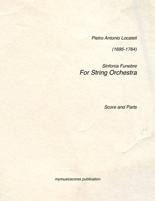 Locotelli Sinfonia Funebre for String Orchestra