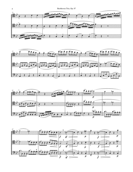Trio Opus 87 for Three Trombones