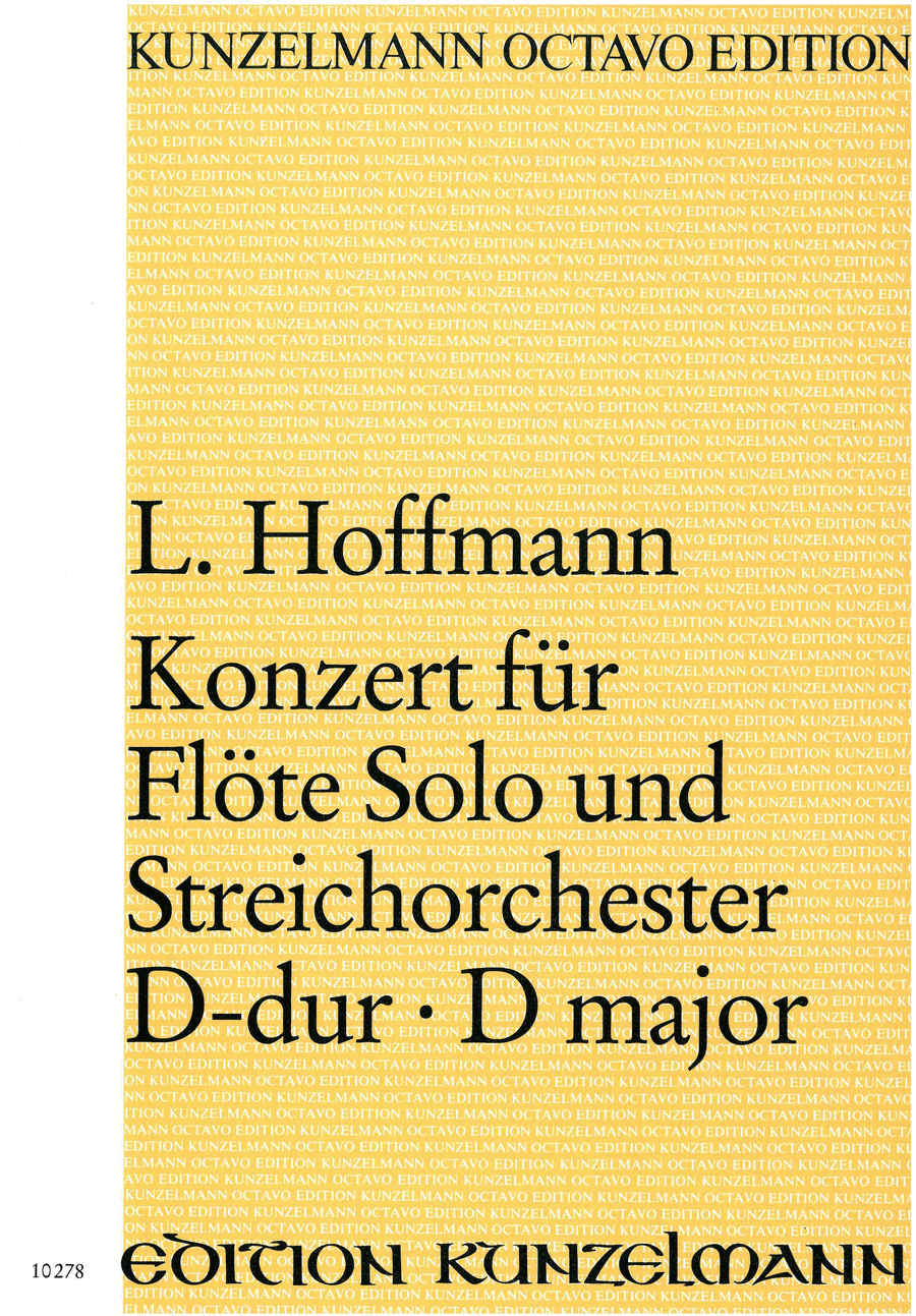 Concerto for flute in D major Flute Solo scores gallery preview page 1