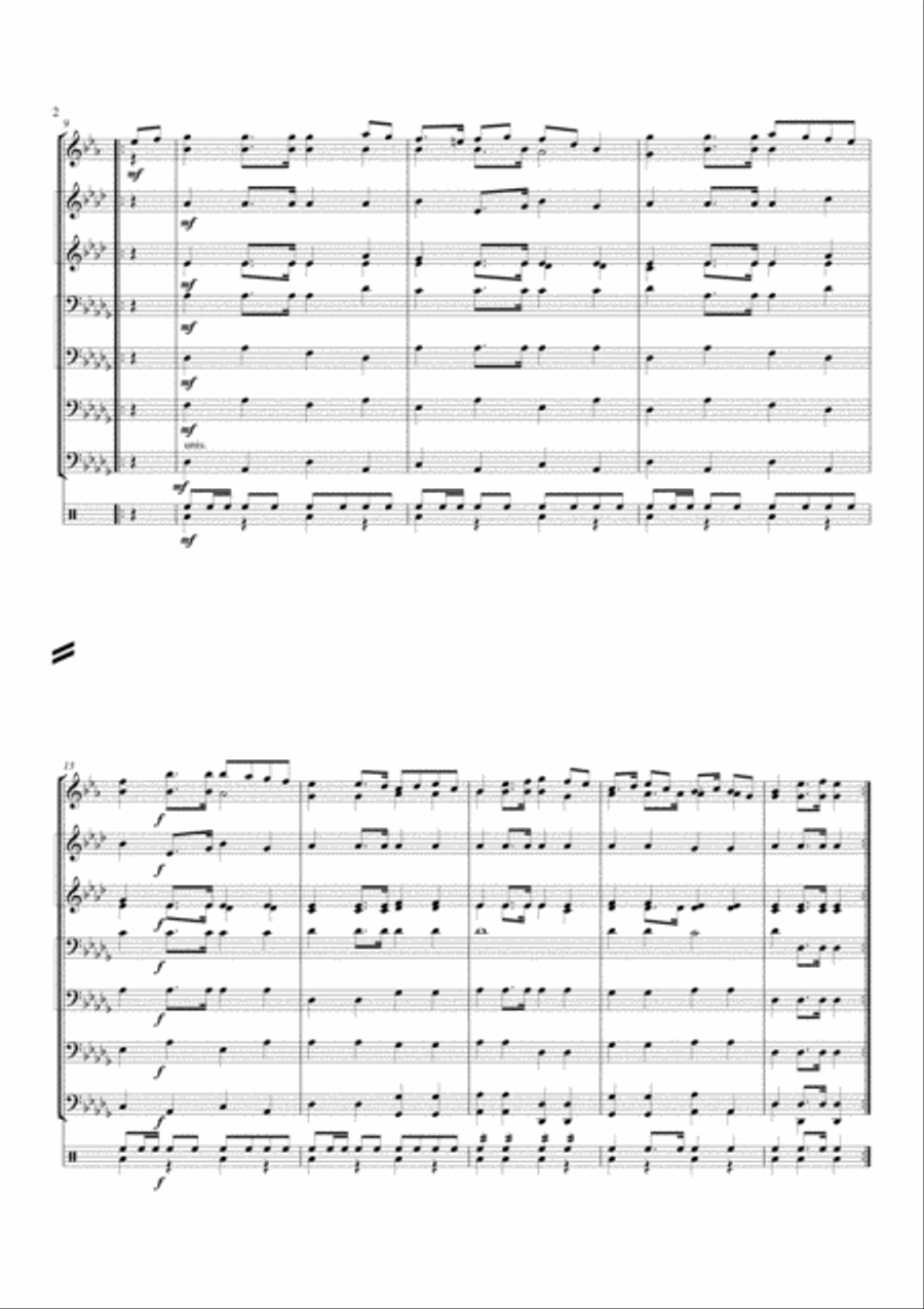 Hail To the Chief Trombone scores gallery preview page 2