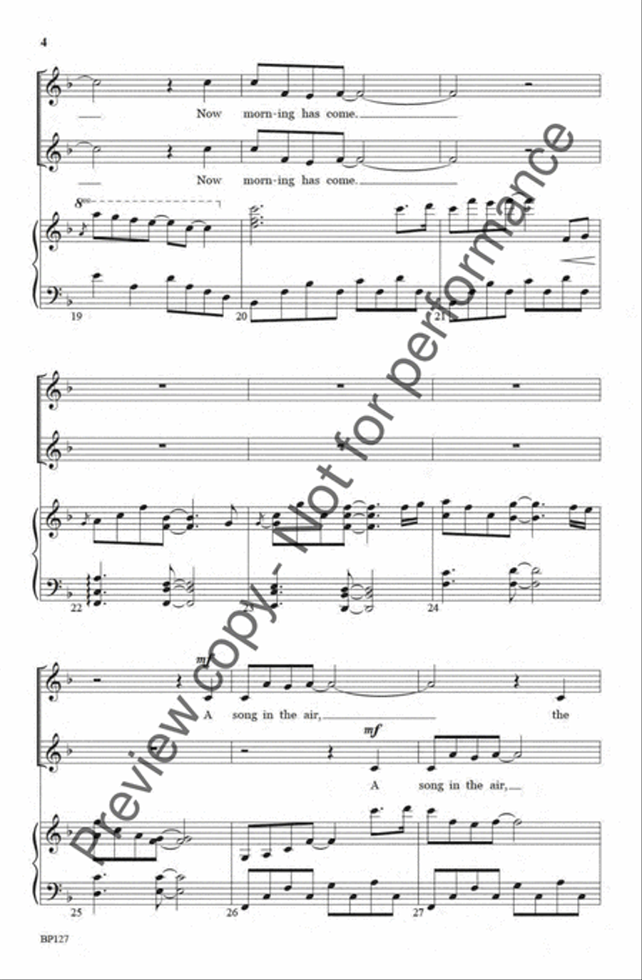 Song of Light - SSA SSA scores gallery preview page 4
