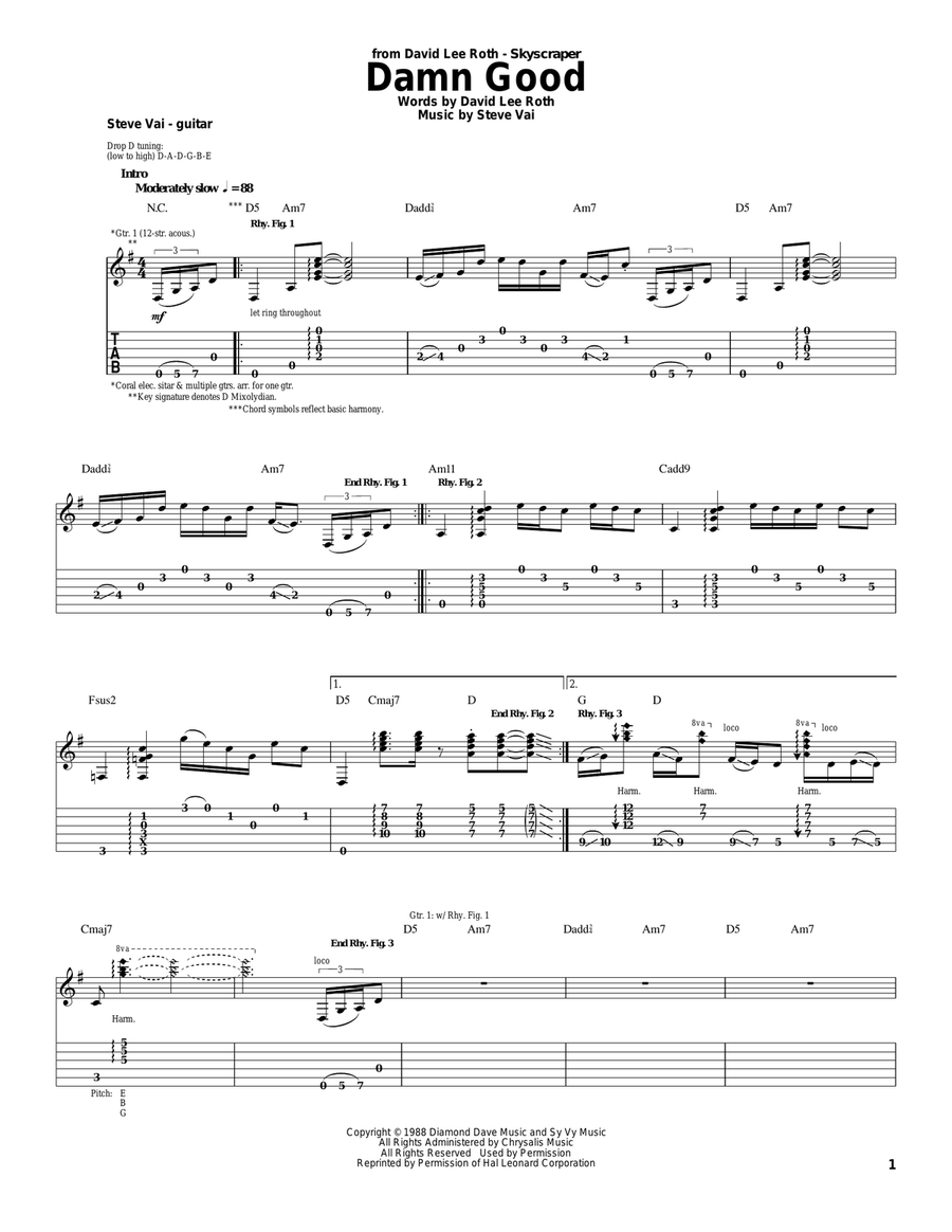 Damn Good Acoustic Guitar scores gallery preview page 1