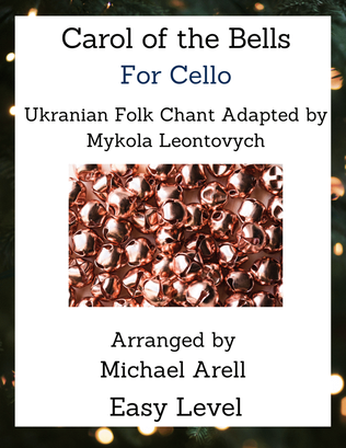 Book cover for Carol of the Bells- Cello