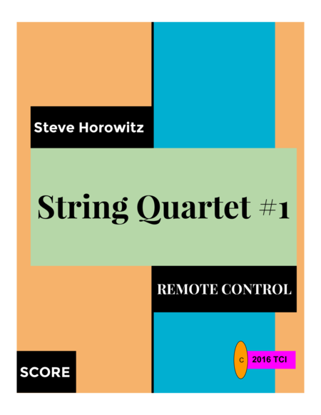 String Quartet #1-Remote Control image number null