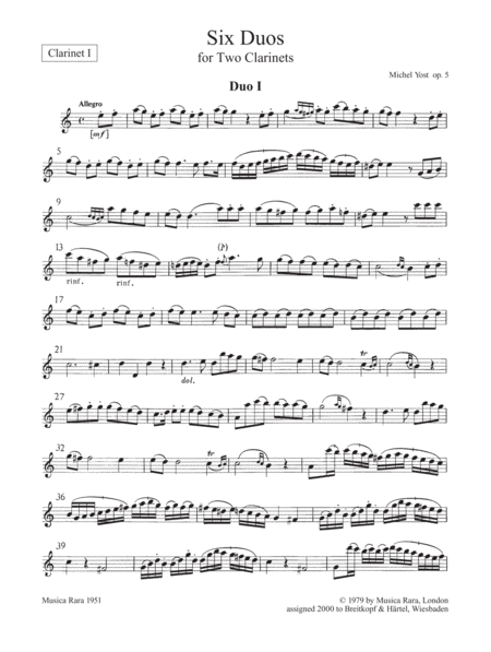 6 Duos Op. 5 Nos. 1-3