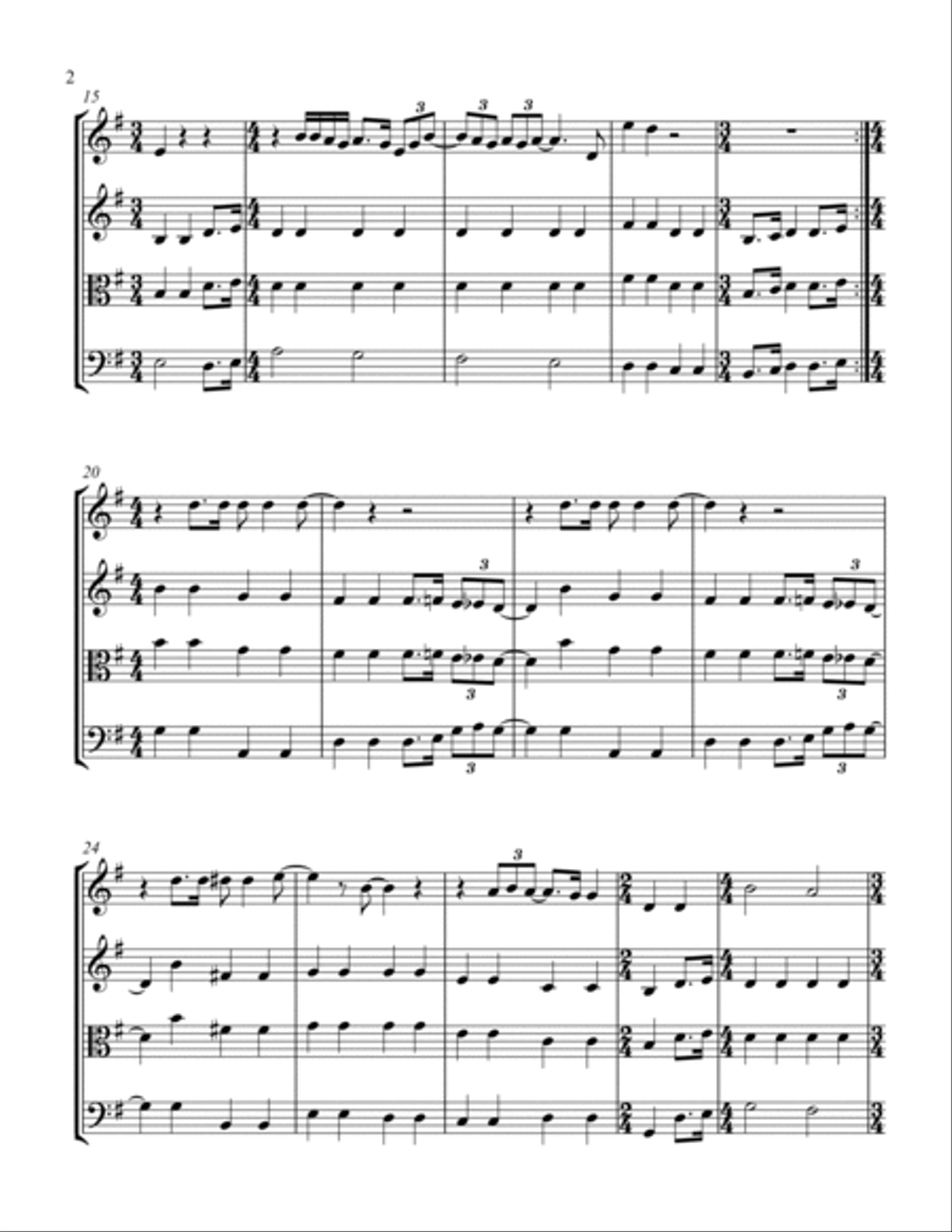 All You Need Is Love String Trio scores gallery preview page 2