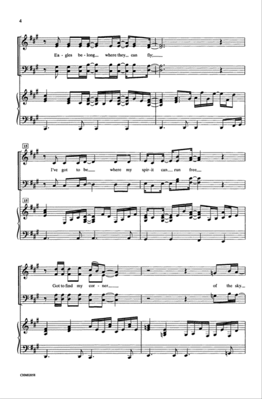 Corner Of The Sky - SATB Corner Of The Sky - SATB 4-Part scores gallery preview page 4