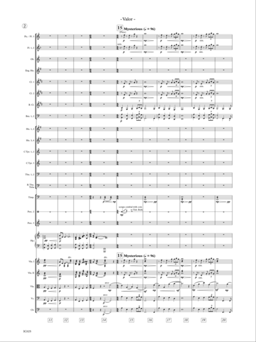 Valor - for Orchestra Full Orchestra scores gallery preview page 6