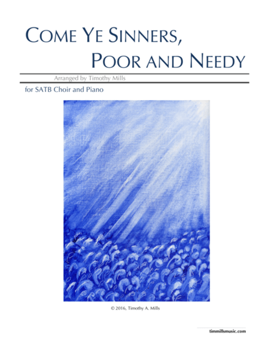 Come Ye Sinners, Poor and Needy 4-Part scores gallery preview page 1