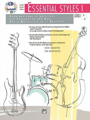 Book cover for Essential Styles for the Drummer and Bassist, Book 1
