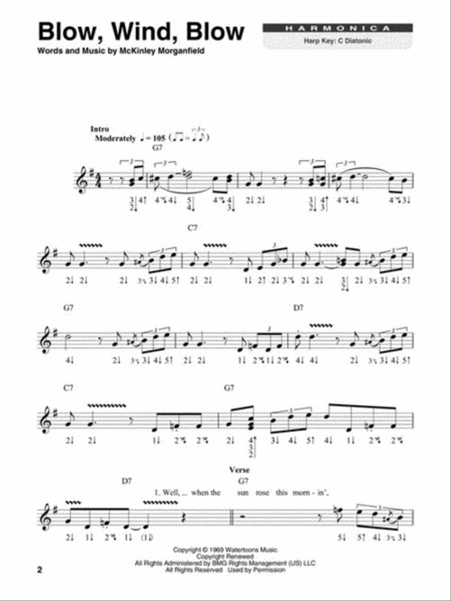 Muddy Waters Harmonica scores gallery preview page 3