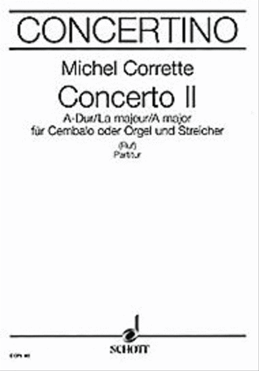Concerto 2 A Major Chamber Orchestra scores gallery preview page 1