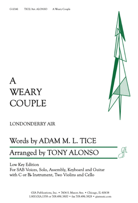 Book cover for A Weary Couple, Low Key edition - Guitar edition