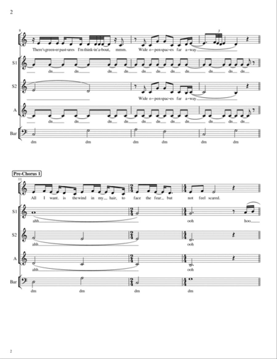 Wild Horses 3-Part scores gallery preview page 2