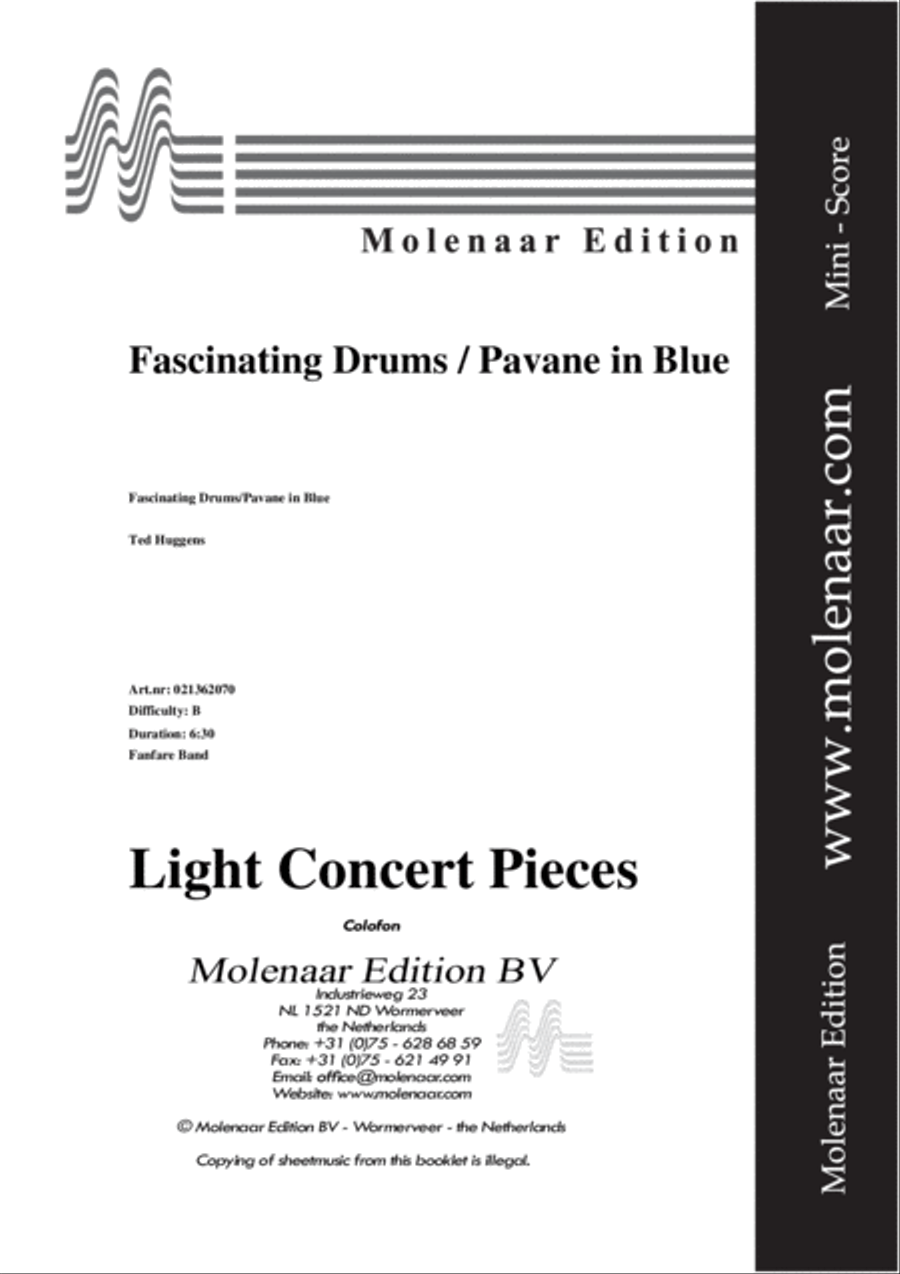 Fascinating Drums / Pavane In Blue Fanfare Band scores gallery preview page 2