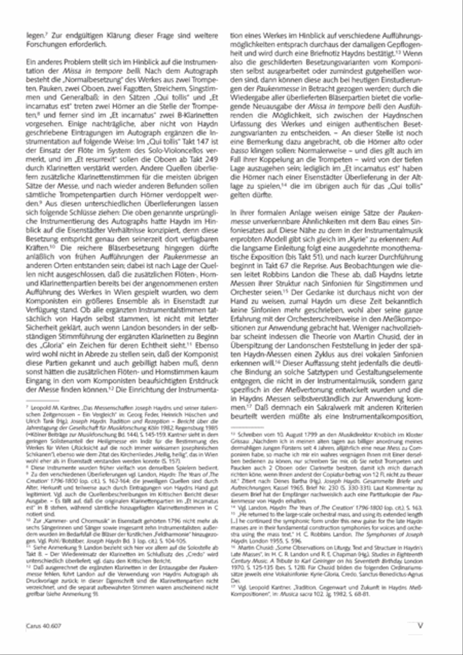 Mass in time of war (Missa in tempore belli) 4-Part scores gallery preview page 5
