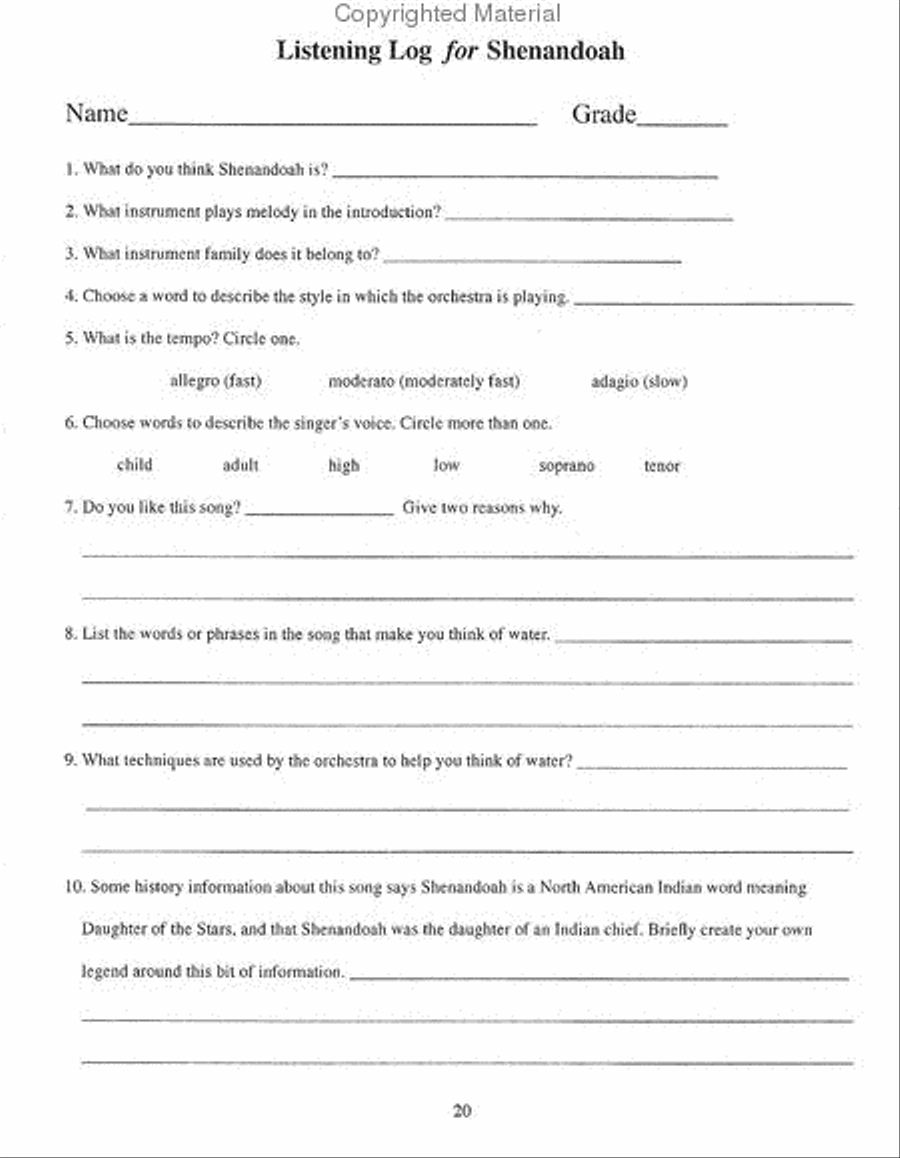 Sing With the Symphony, Volume 2 Unison Choir scores gallery preview page 12
