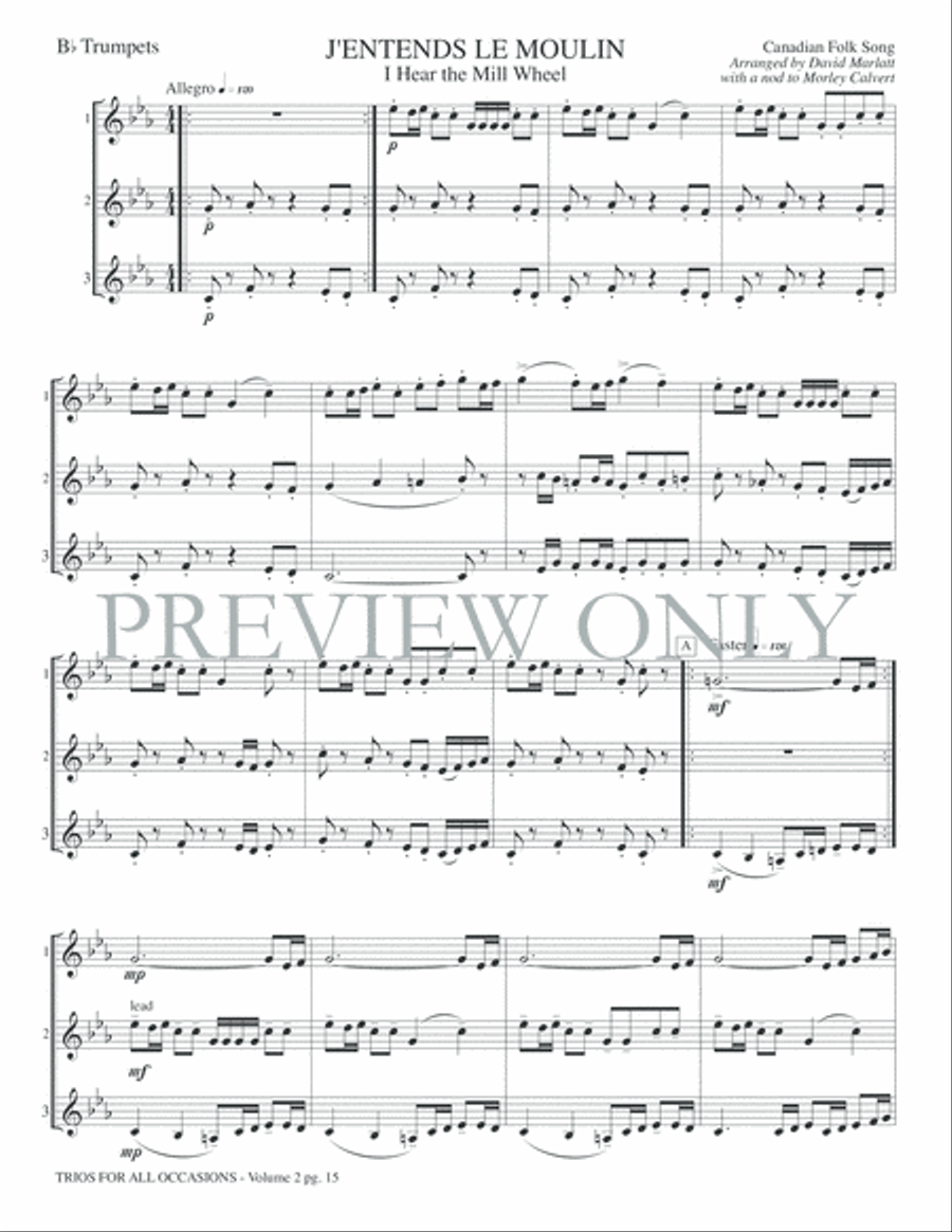 Trios for All Occasions Small Ensemble scores gallery preview page 17