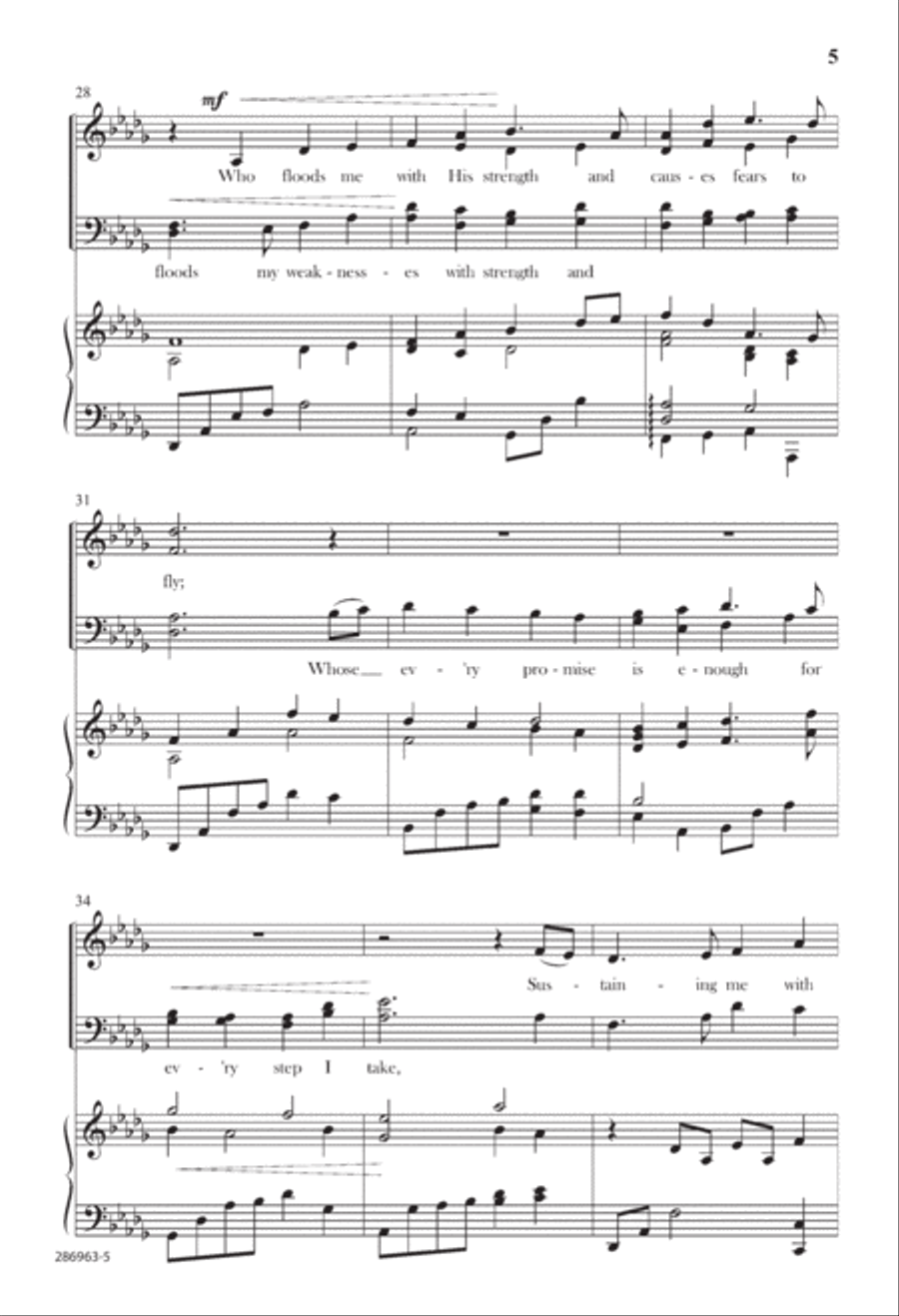My Heart is Filled With Thankfulness 4-Part scores gallery preview page 5