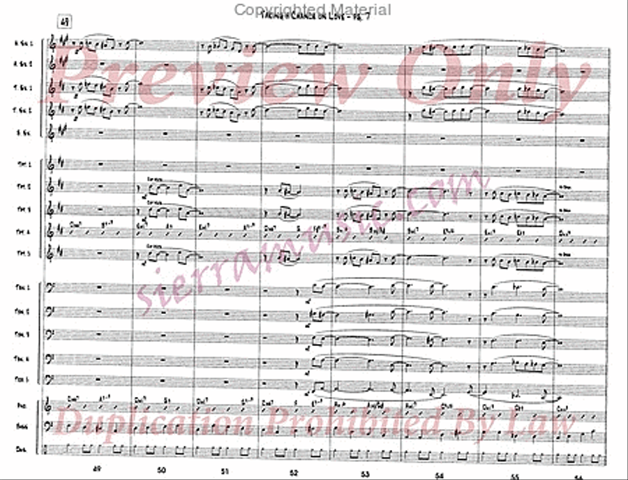 Taking A Chance On Love Jazz Ensemble scores gallery preview page 8