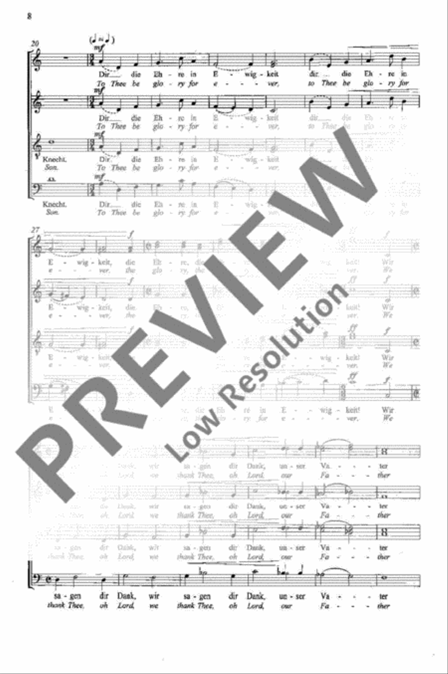 Hymn of Thanks Mixed Choir scores gallery preview page 6