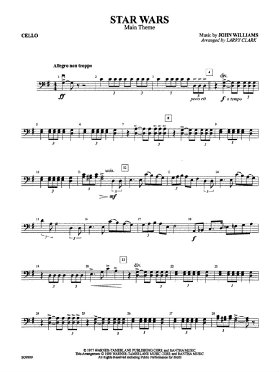 Cello star wars outlet