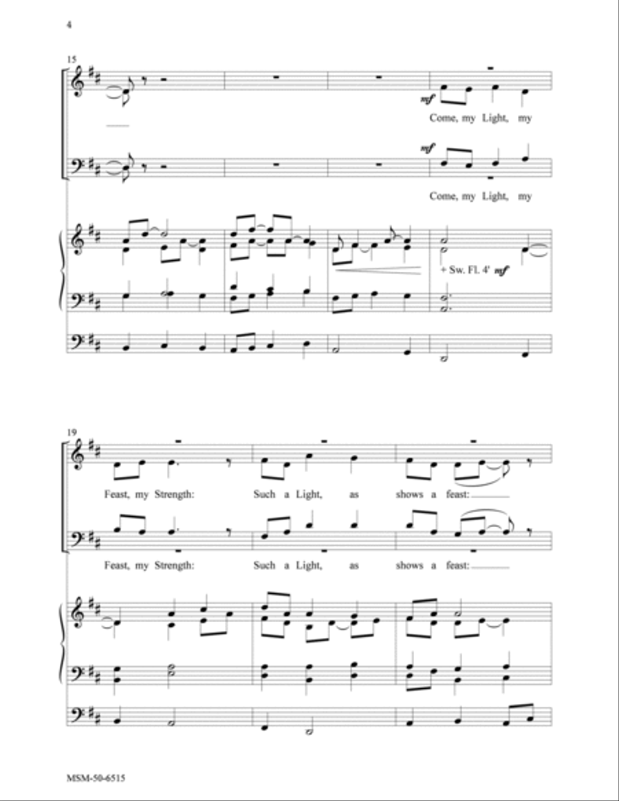 The Call 4-Part scores gallery preview page 3