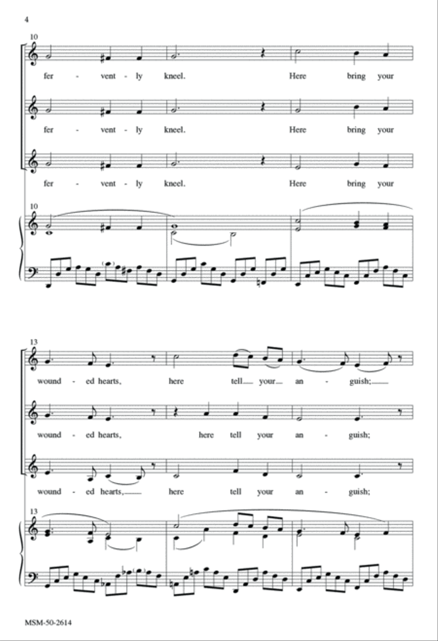 Come, Ye Disconsolate SSA scores gallery preview page 4