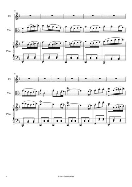 Dance Suite for Flute, Viola & Piano: II. Courante