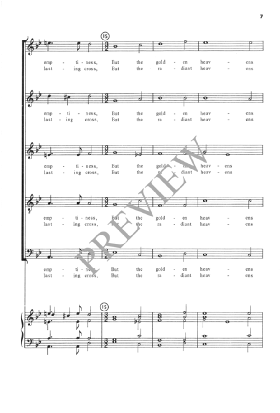 World, Farewell, You Cannot Hold Me SSATB scores gallery preview page 8