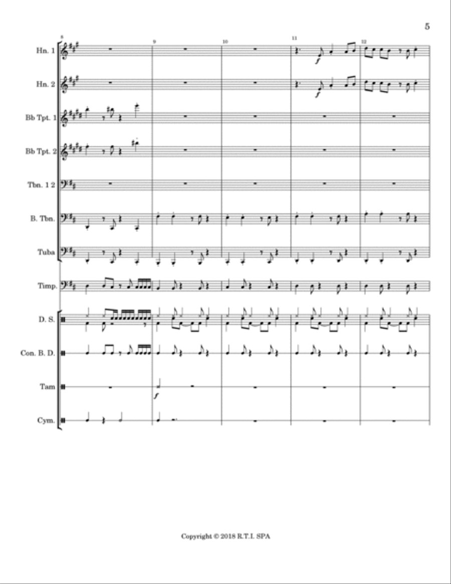 Sonic Colors~Nega Whisp Armor Phase II - Score Only Full Orchestra scores gallery preview page 5